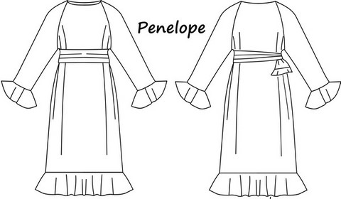 Patron Robe Pénélope